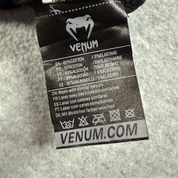 UFC Shirt Mens Extra Large Black Geometric Colorblock Performance UFC x Venum - Picture 3 of 8